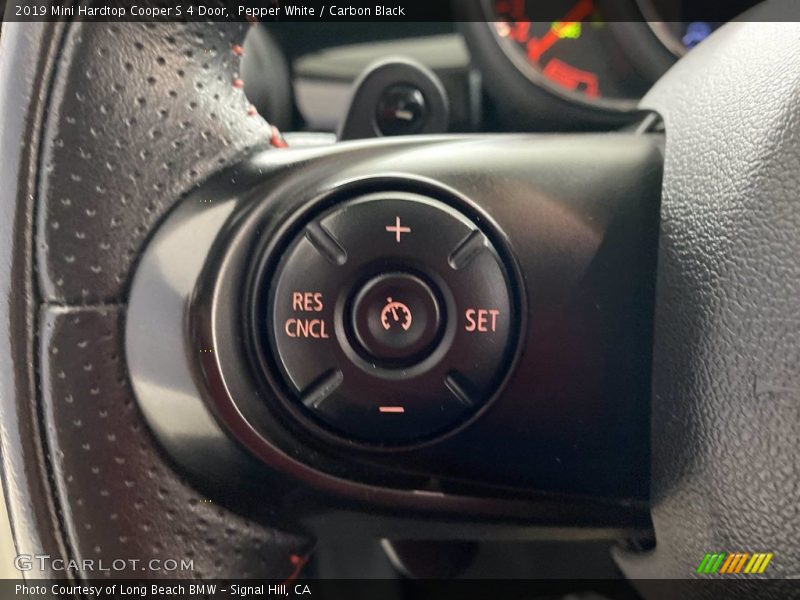 Pepper White / Carbon Black 2019 Mini Hardtop Cooper S 4 Door