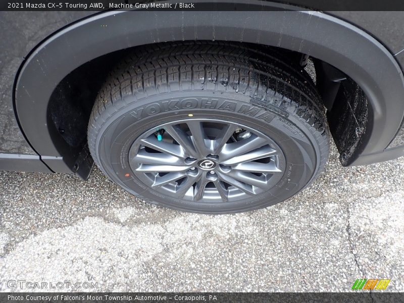 Machine Gray Metallic / Black 2021 Mazda CX-5 Touring AWD