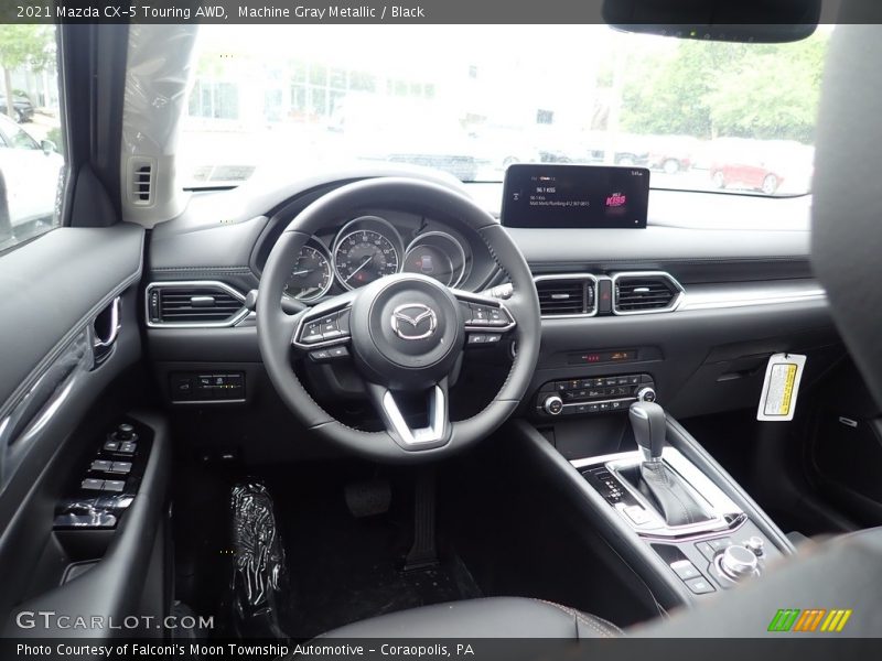 Machine Gray Metallic / Black 2021 Mazda CX-5 Touring AWD