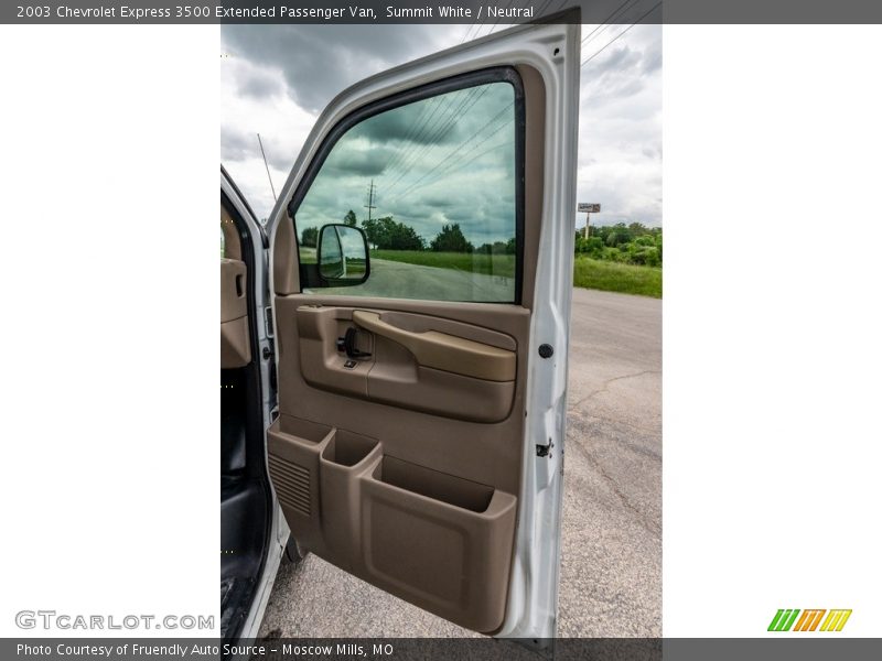 Summit White / Neutral 2003 Chevrolet Express 3500 Extended Passenger Van