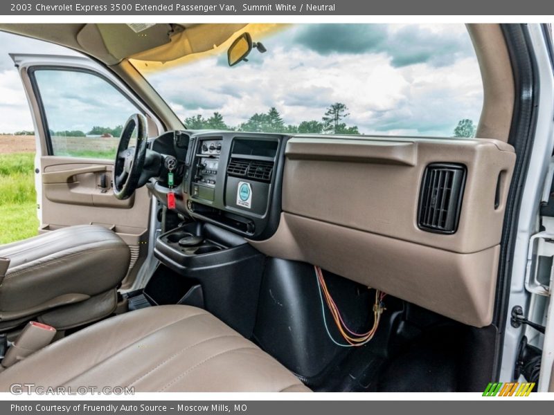 Dashboard of 2003 Express 3500 Extended Passenger Van