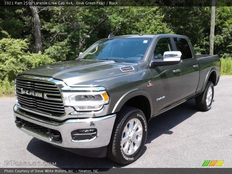 Olive Green Pearl / Black 2021 Ram 2500 Laramie Crew Cab 4x4