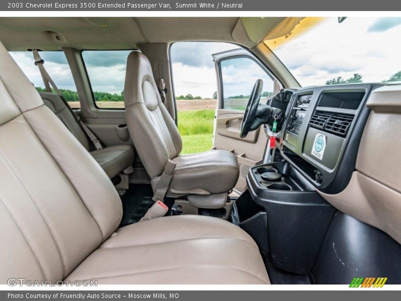 Summit White / Neutral 2003 Chevrolet Express 3500 Extended Passenger Van