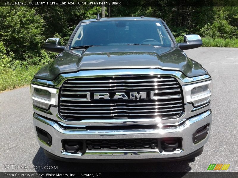 Olive Green Pearl / Black 2021 Ram 2500 Laramie Crew Cab 4x4