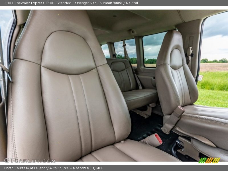 Summit White / Neutral 2003 Chevrolet Express 3500 Extended Passenger Van