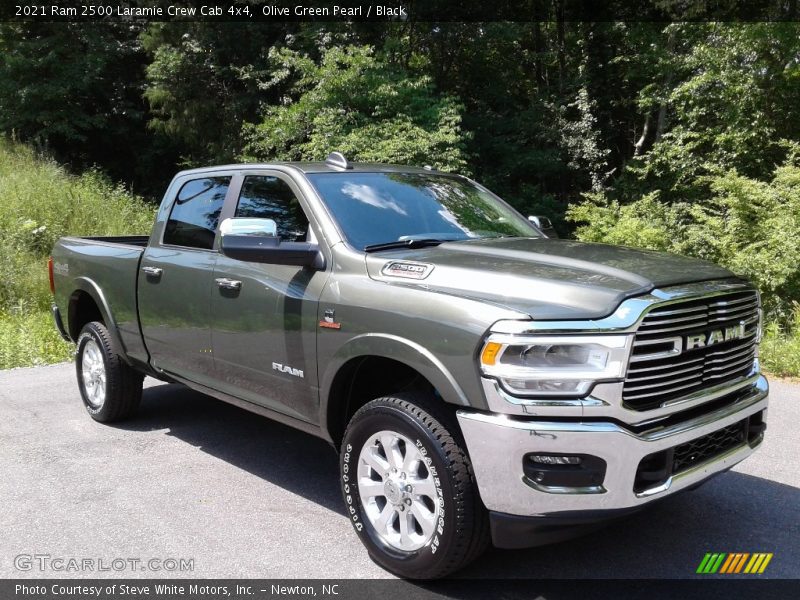 Olive Green Pearl / Black 2021 Ram 2500 Laramie Crew Cab 4x4