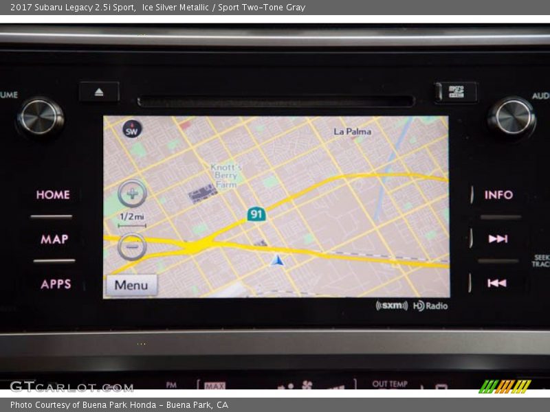 Ice Silver Metallic / Sport Two-Tone Gray 2017 Subaru Legacy 2.5i Sport