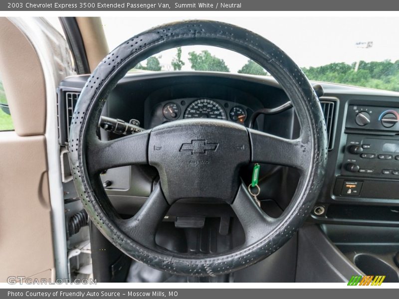 Summit White / Neutral 2003 Chevrolet Express 3500 Extended Passenger Van