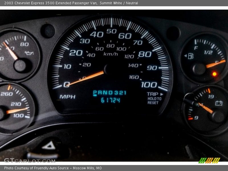 Summit White / Neutral 2003 Chevrolet Express 3500 Extended Passenger Van