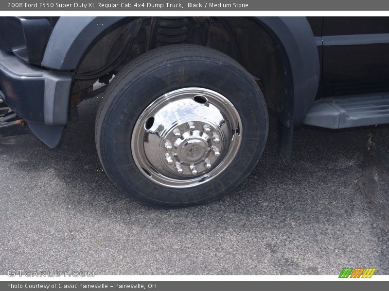 Black / Medium Stone 2008 Ford F550 Super Duty XL Regular Cab 4x4 Dump Truck