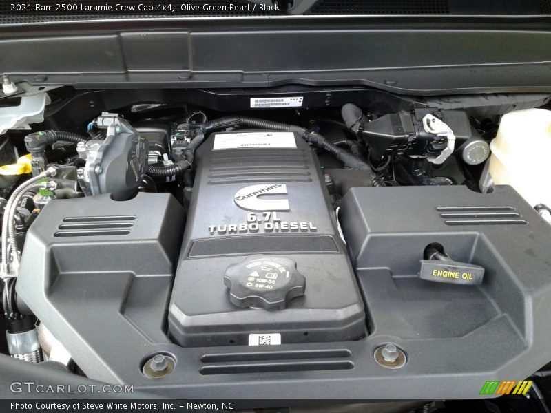 Olive Green Pearl / Black 2021 Ram 2500 Laramie Crew Cab 4x4