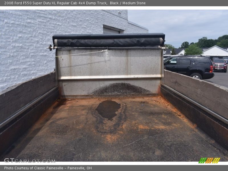 Black / Medium Stone 2008 Ford F550 Super Duty XL Regular Cab 4x4 Dump Truck