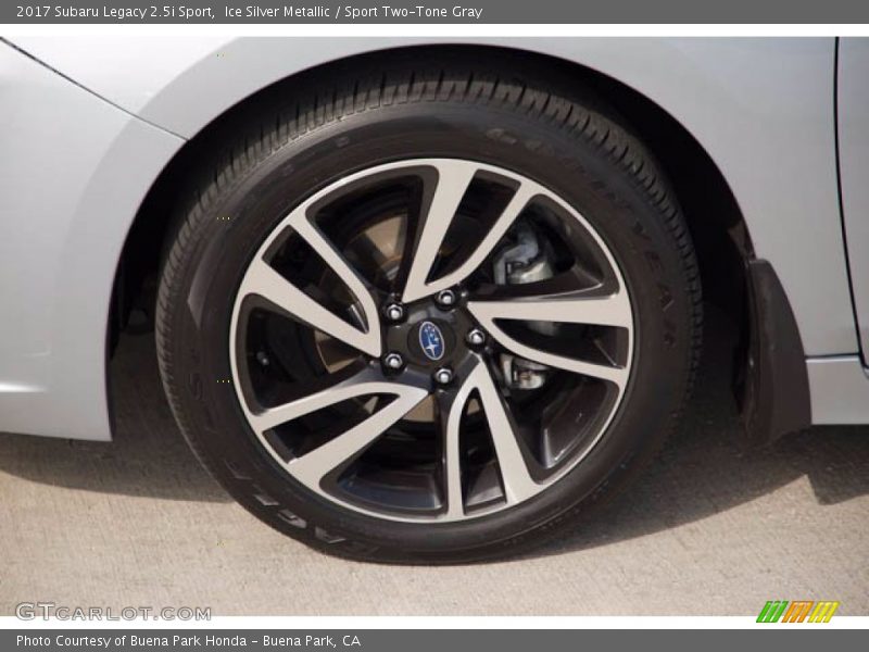 Ice Silver Metallic / Sport Two-Tone Gray 2017 Subaru Legacy 2.5i Sport