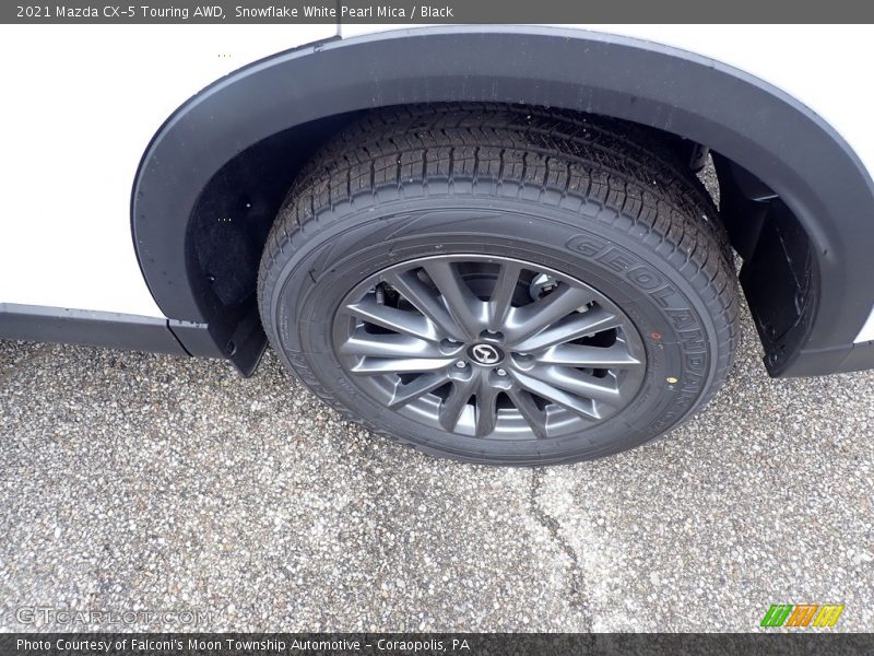 Snowflake White Pearl Mica / Black 2021 Mazda CX-5 Touring AWD