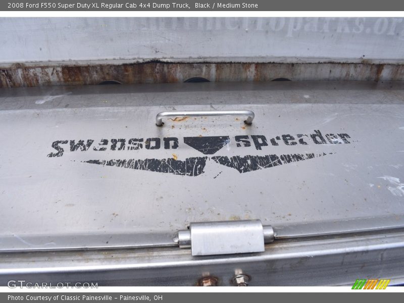 Black / Medium Stone 2008 Ford F550 Super Duty XL Regular Cab 4x4 Dump Truck