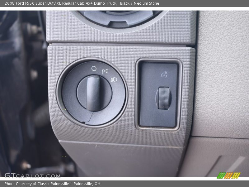 Black / Medium Stone 2008 Ford F550 Super Duty XL Regular Cab 4x4 Dump Truck