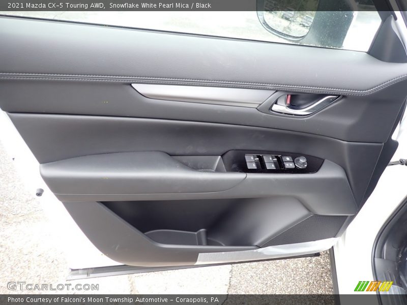Snowflake White Pearl Mica / Black 2021 Mazda CX-5 Touring AWD