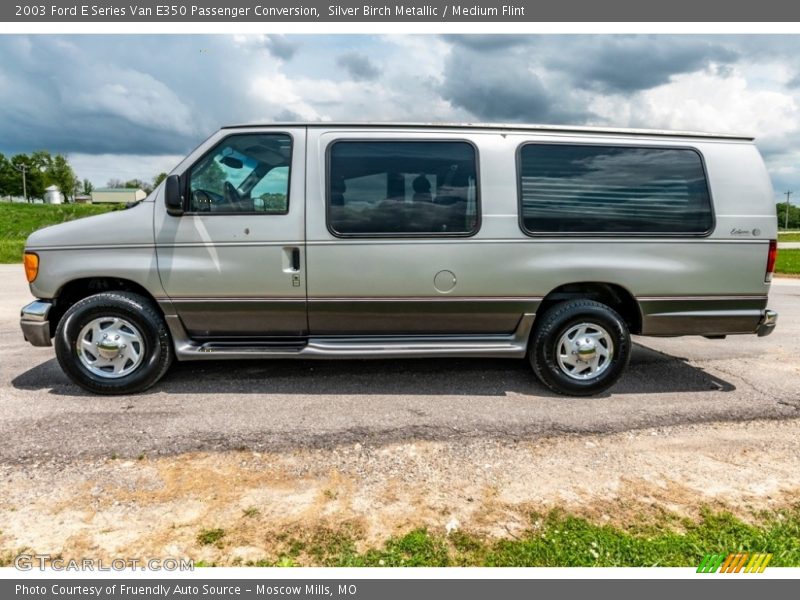 Silver Birch Metallic / Medium Flint 2003 Ford E Series Van E350 Passenger Conversion
