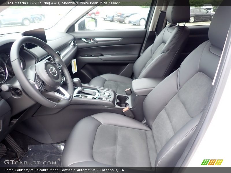 Snowflake White Pearl Mica / Black 2021 Mazda CX-5 Touring AWD