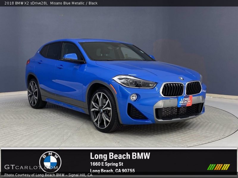 Misano Blue Metallic / Black 2018 BMW X2 sDrive28i