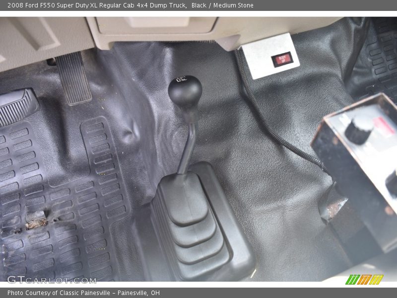 Black / Medium Stone 2008 Ford F550 Super Duty XL Regular Cab 4x4 Dump Truck