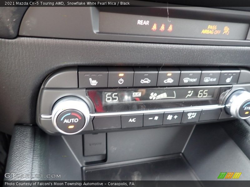 Snowflake White Pearl Mica / Black 2021 Mazda CX-5 Touring AWD