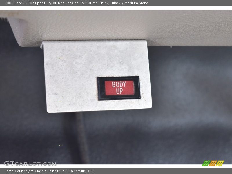 Black / Medium Stone 2008 Ford F550 Super Duty XL Regular Cab 4x4 Dump Truck