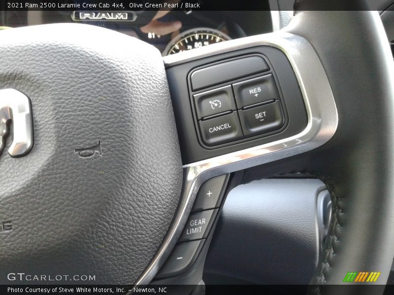 Olive Green Pearl / Black 2021 Ram 2500 Laramie Crew Cab 4x4