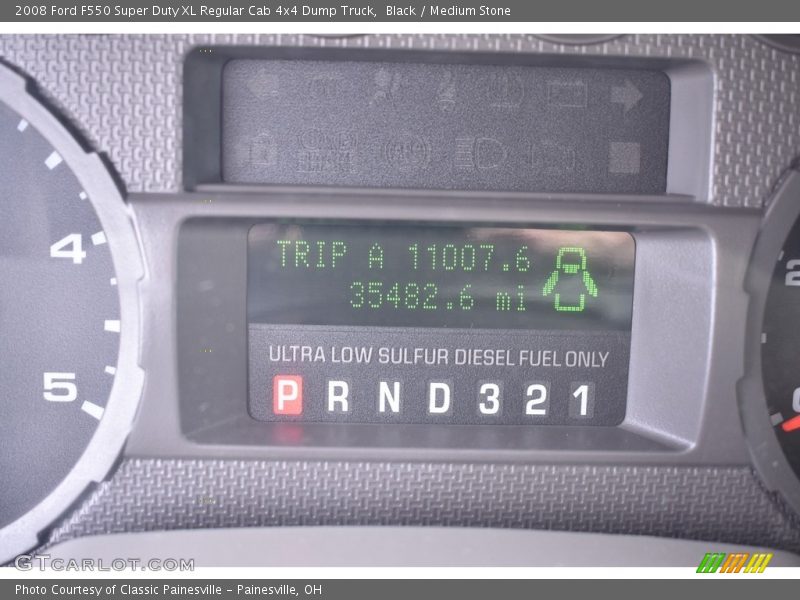 Black / Medium Stone 2008 Ford F550 Super Duty XL Regular Cab 4x4 Dump Truck