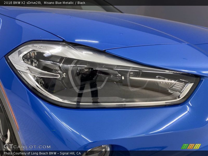 Misano Blue Metallic / Black 2018 BMW X2 sDrive28i