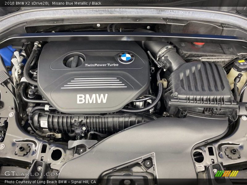  2018 X2 sDrive28i Engine - 2.0 Liter DI TwinPower Turbocharged DOHC 16-Valve VVT 4 Cylinder