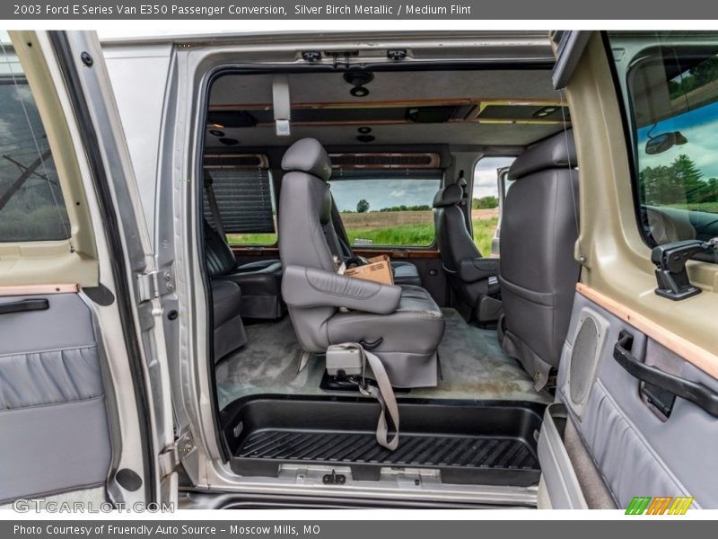 Silver Birch Metallic / Medium Flint 2003 Ford E Series Van E350 Passenger Conversion