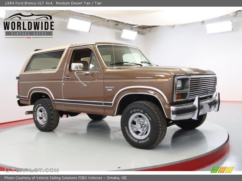 Medium Desert Tan / Tan 1984 Ford Bronco XLT 4x4