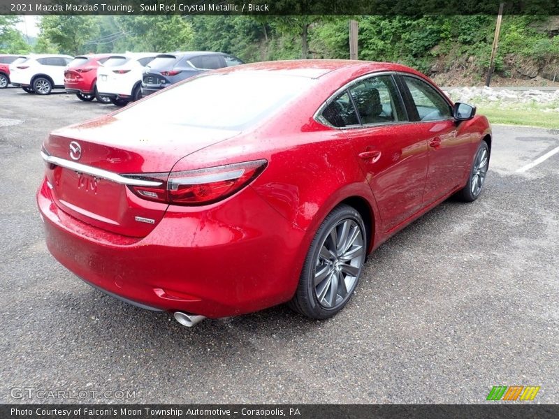 Soul Red Crystal Metallic / Black 2021 Mazda Mazda6 Touring