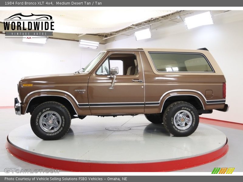  1984 Bronco XLT 4x4 Medium Desert Tan