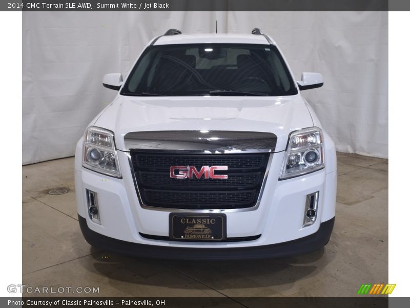 Summit White / Jet Black 2014 GMC Terrain SLE AWD