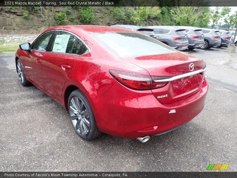 Soul Red Crystal Metallic / Black 2021 Mazda Mazda6 Touring