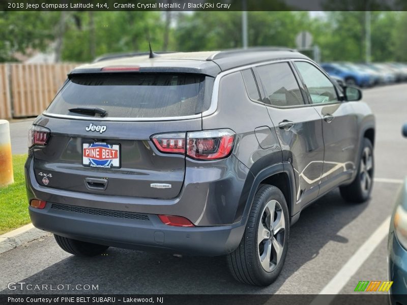 Granite Crystal Metallic / Black/Ski Gray 2018 Jeep Compass Latitude 4x4