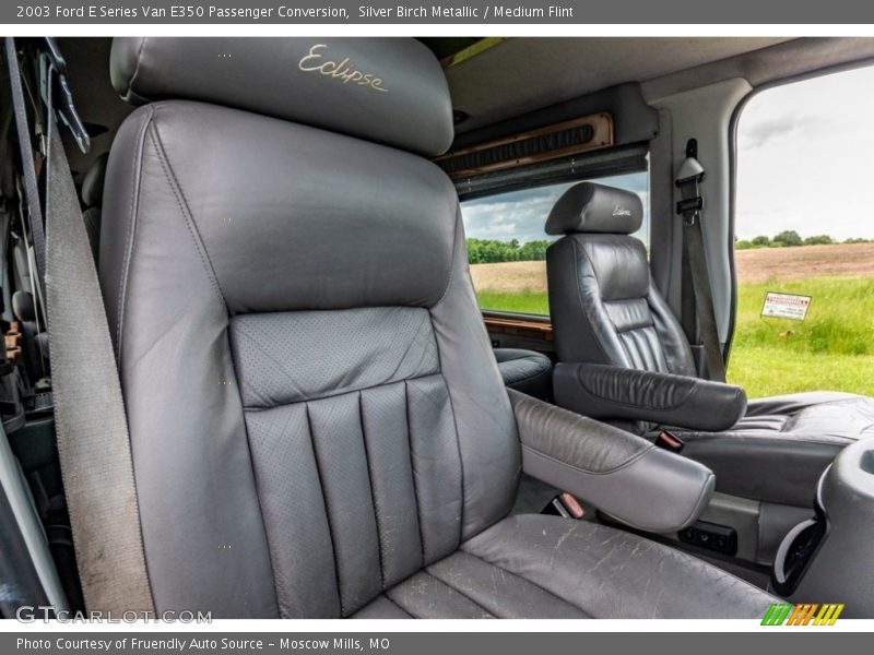 Silver Birch Metallic / Medium Flint 2003 Ford E Series Van E350 Passenger Conversion