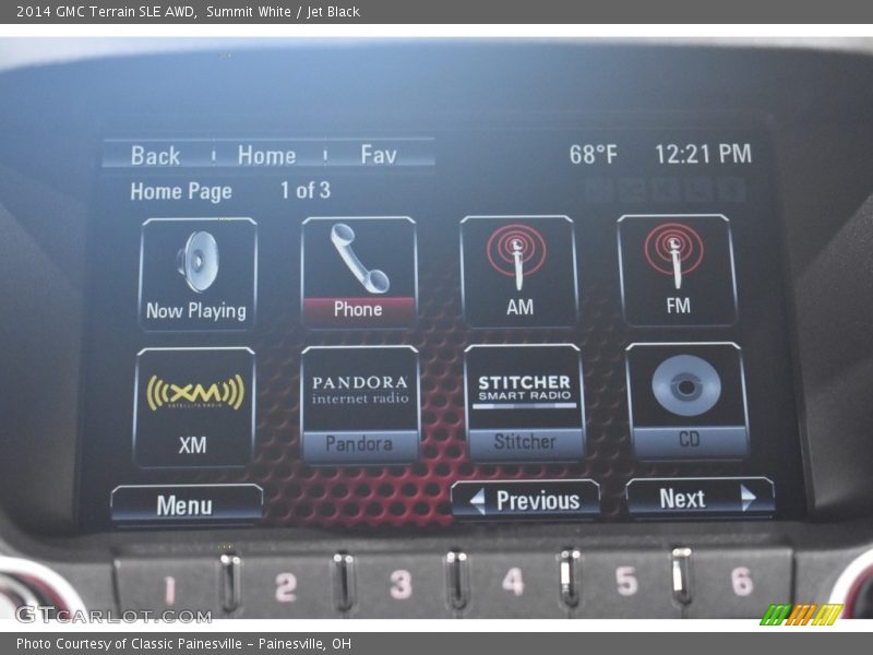 Summit White / Jet Black 2014 GMC Terrain SLE AWD