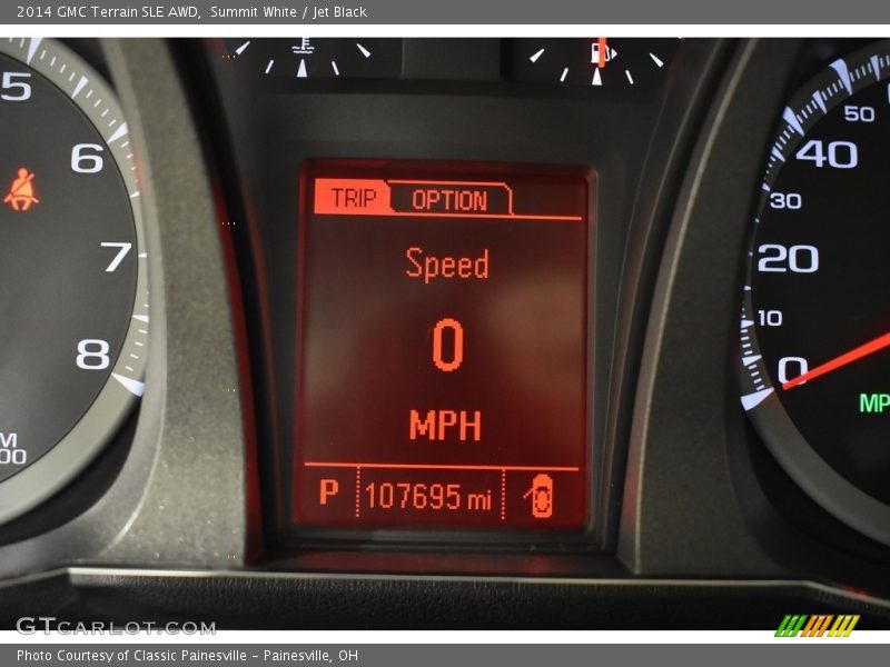 Summit White / Jet Black 2014 GMC Terrain SLE AWD