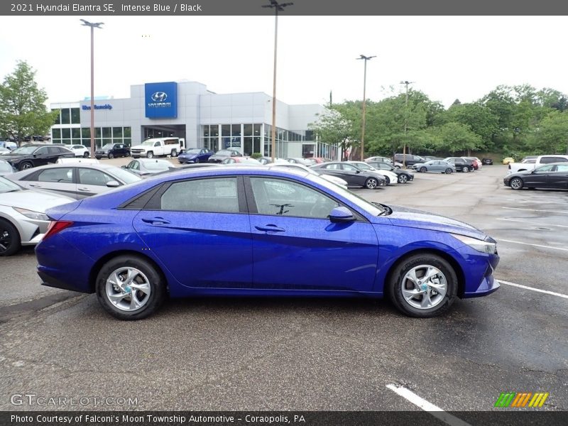Intense Blue / Black 2021 Hyundai Elantra SE