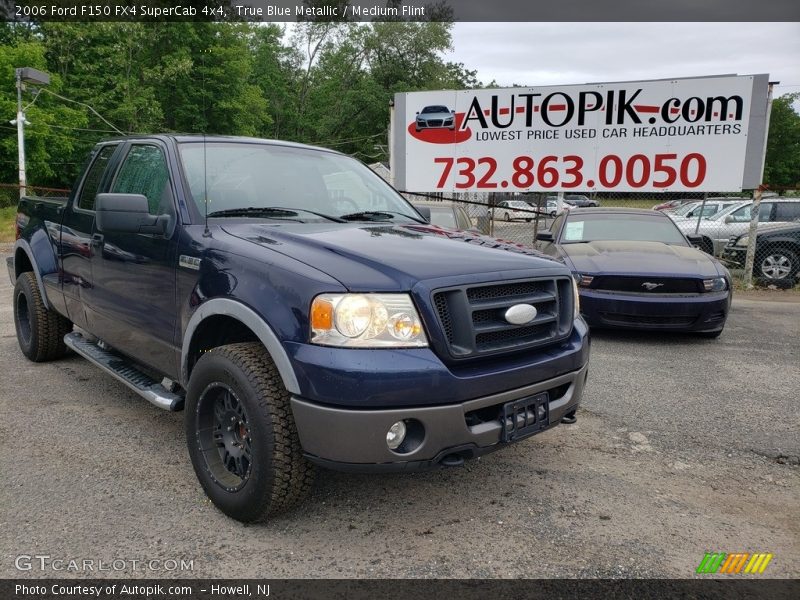 True Blue Metallic / Medium Flint 2006 Ford F150 FX4 SuperCab 4x4