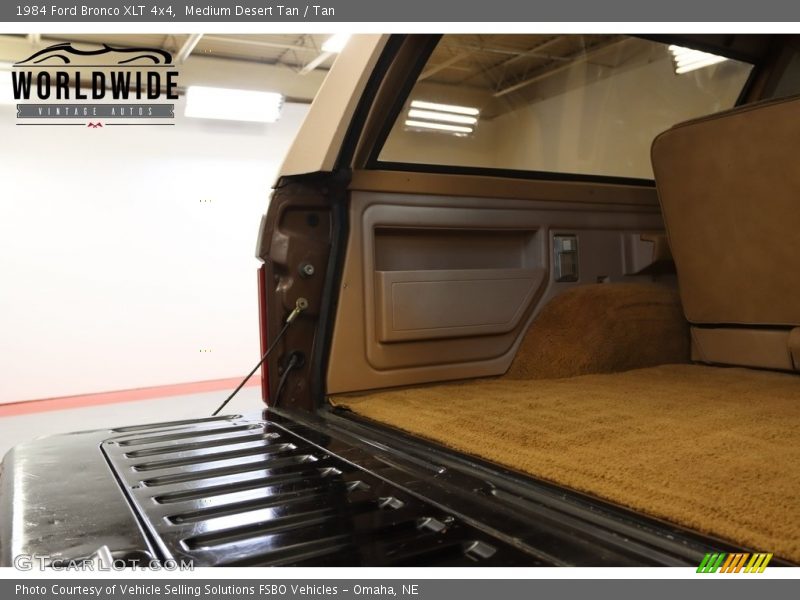 Medium Desert Tan / Tan 1984 Ford Bronco XLT 4x4
