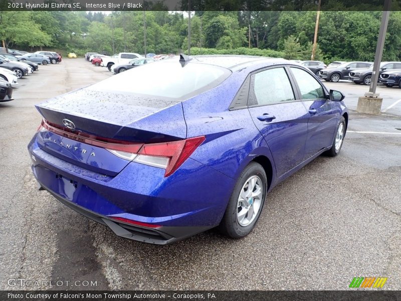Intense Blue / Black 2021 Hyundai Elantra SE