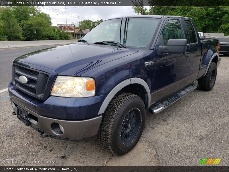 True Blue Metallic / Medium Flint 2006 Ford F150 FX4 SuperCab 4x4