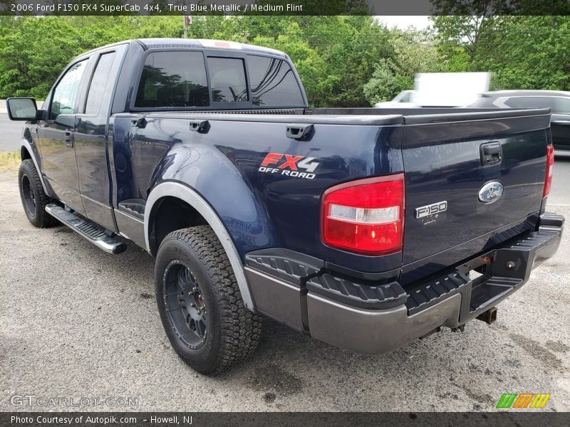 True Blue Metallic / Medium Flint 2006 Ford F150 FX4 SuperCab 4x4