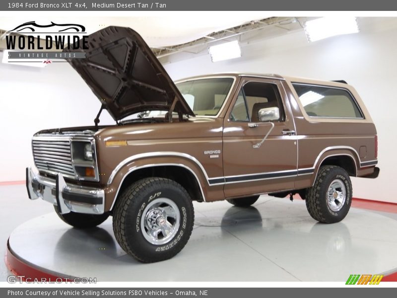 Front 3/4 View of 1984 Bronco XLT 4x4