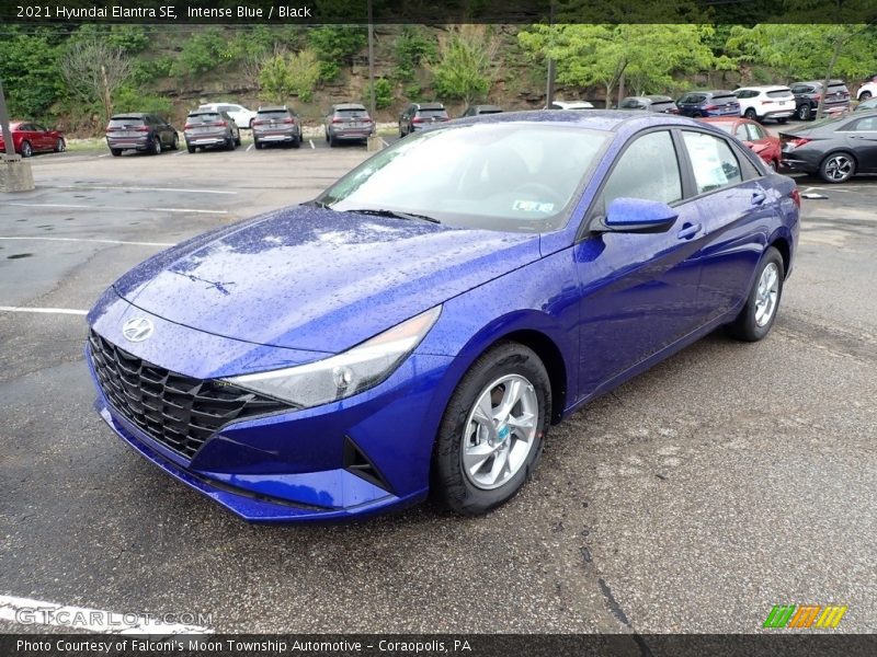 Intense Blue / Black 2021 Hyundai Elantra SE