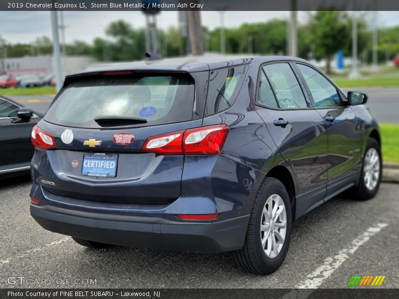 Storm Blue Metallic / Medium Ash Gray 2019 Chevrolet Equinox LS